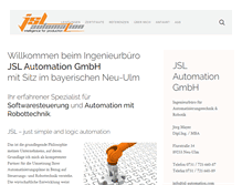 Tablet Screenshot of jsl-automation.com